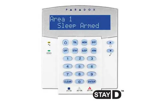 کی پد دزدگیر پارادوکس با صفحه نمایش LCD مدل K32LCD+